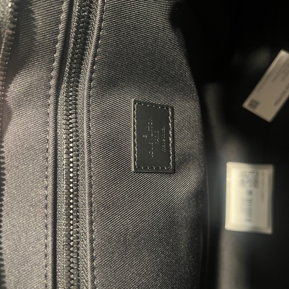 Auth LOUIS VUITTON Monogram Eclipse Sac Plat Horizontal Zippe M45265 - Picture 5 of 5